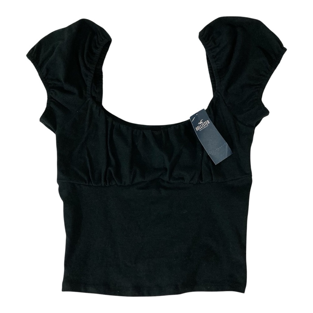 Hollister Black Cropped Top Size XS Black New With Tags